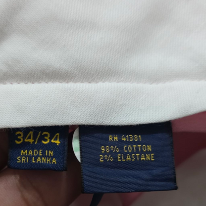 Pantalon Ralph Lauren 34x34 Recto Rosa