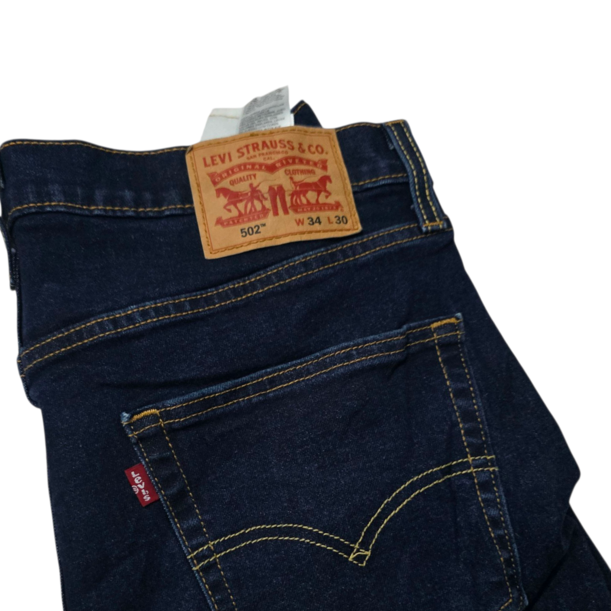Pantalon Levis 502 34x30 Slimfit Azul