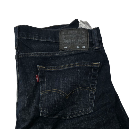 Pantalon Levis 511 34x30 Slimfit Azul Marino