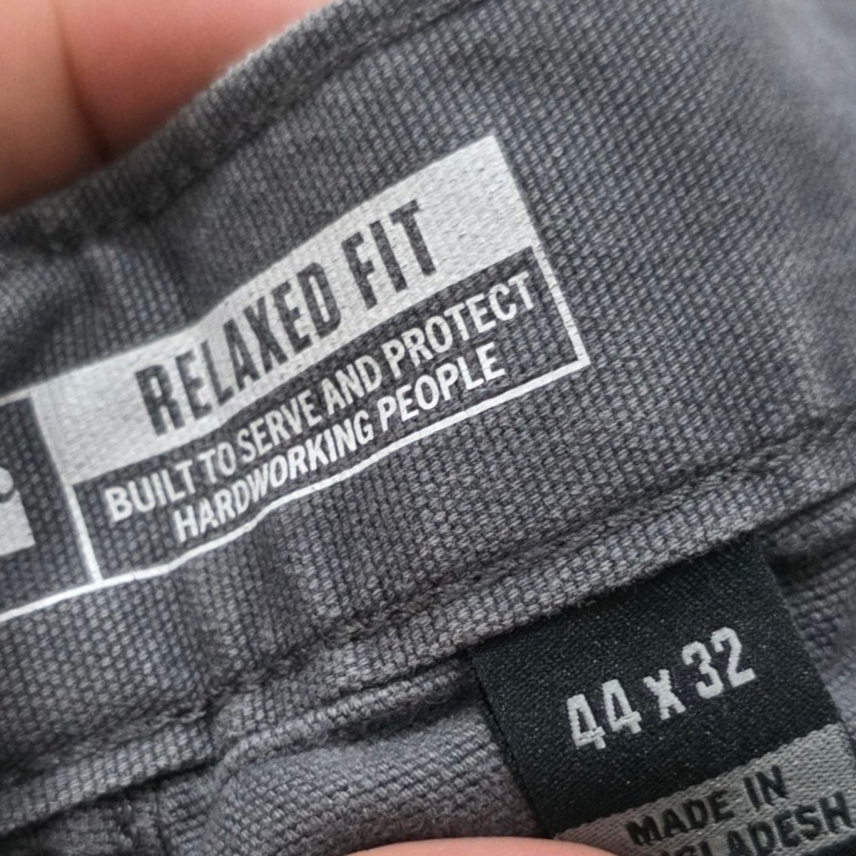 Pantalon Carhartt 44x32 Relaxed Fit Gris