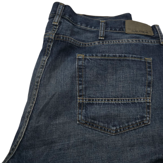Pantalon Nautica 42x30 Recto Azul