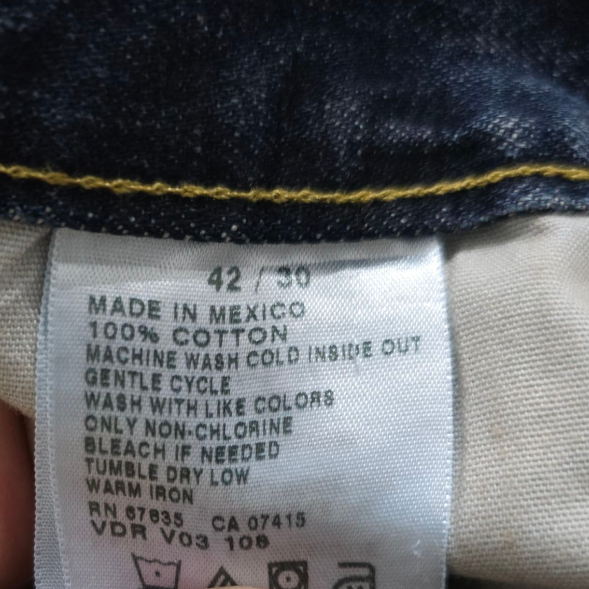 Pantalon Nautica 42x30 Recto Azul