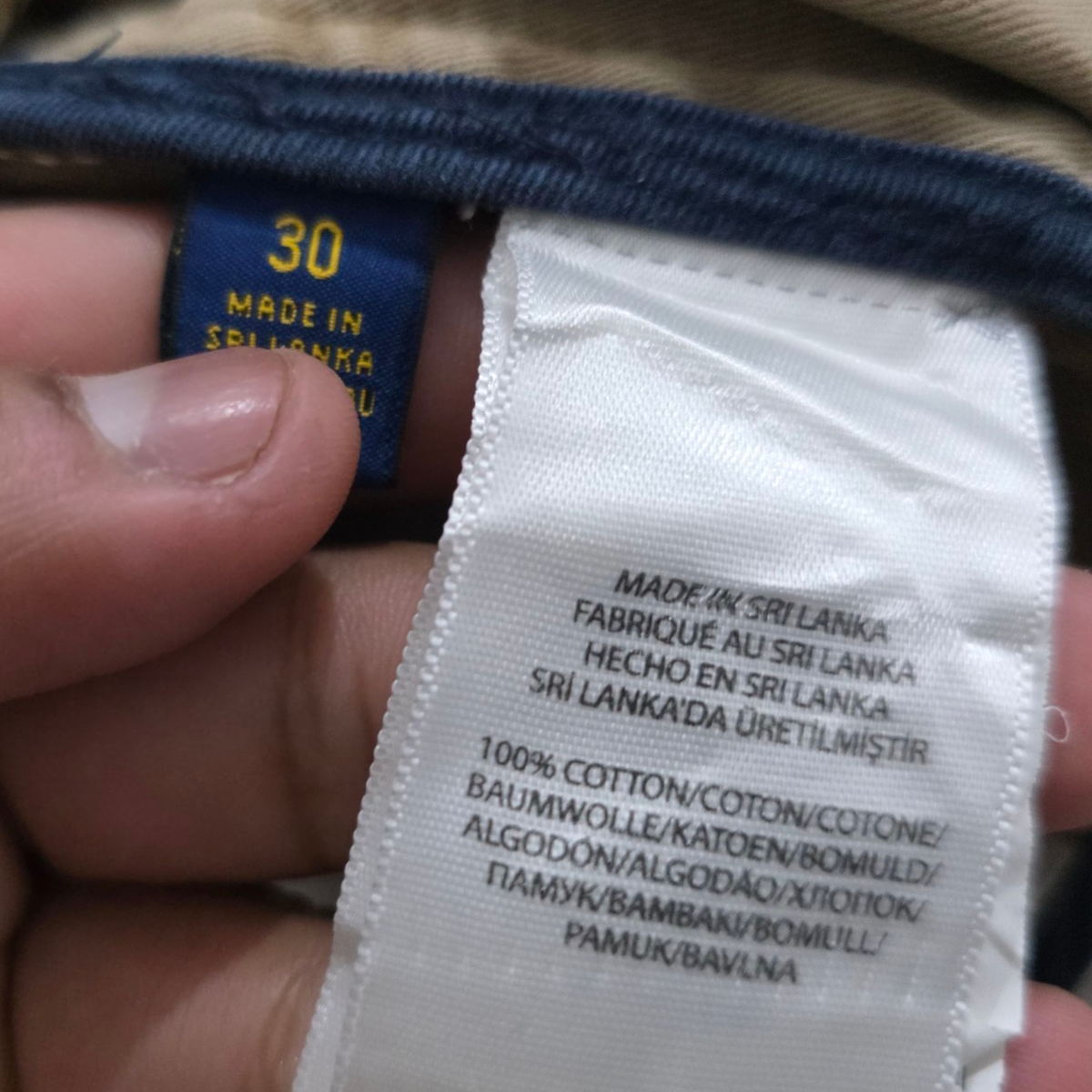 Bermuda Ralph Lauren Talla 30 Cafe Cargo
