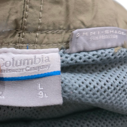 Bermuda Columbia Grande L Verde Con Cinturon Omni Shade