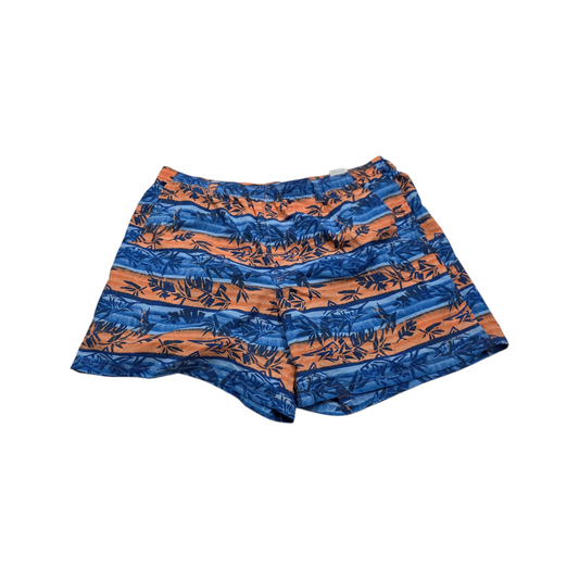 Bermuda Columbia Pfg Xgrande Xl Azul Y Naranja Palmeras