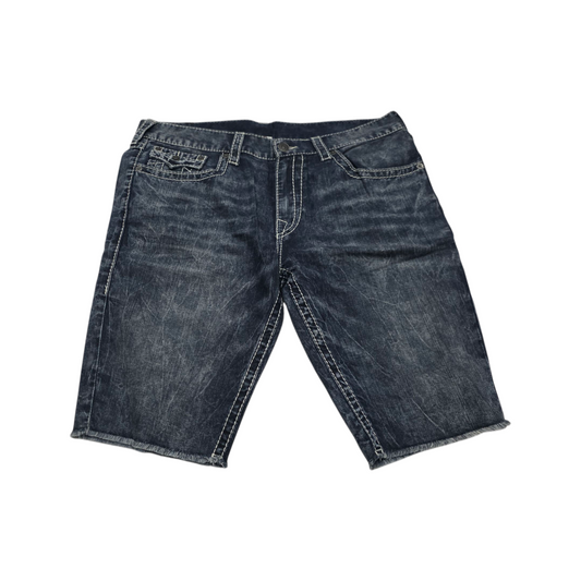 Bermuda True Religion Talla 38 Mezclilla Azul