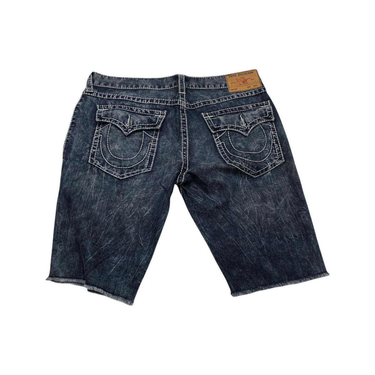 Bermuda True Religion Talla 38 Mezclilla Azul