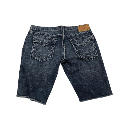 Bermuda True Religion Talla 38 Mezclilla Azul