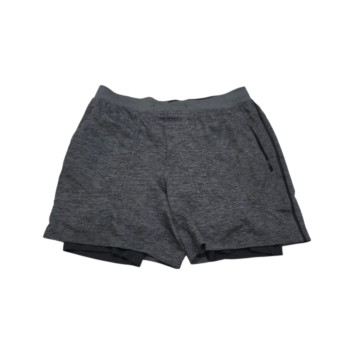 Short Lululemon Grande L Gris Con Malla
