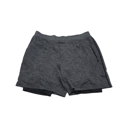 Short Lululemon Grande L Gris Con Malla