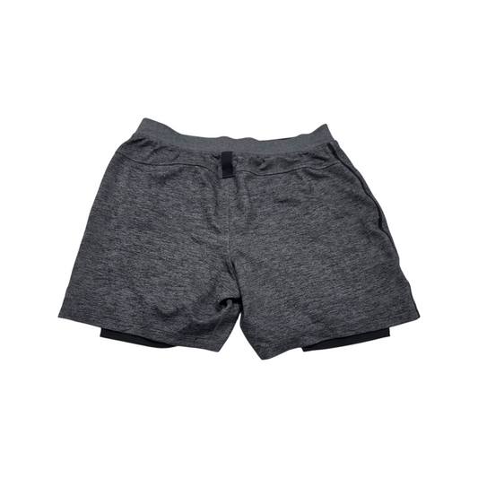 Short Lululemon Grande L Gris Con Malla