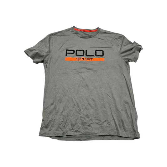 Playera Ralph Lauren Sport Chico S Gris