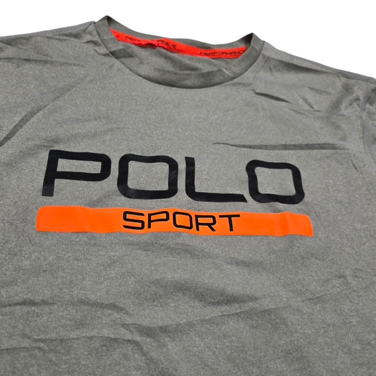 Playera Ralph Lauren Sport Chico S Gris