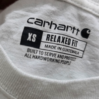 Playera Carhartt Xchico Xs Relaxed Fit Blanca
