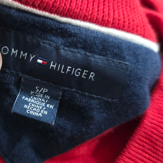 Sueter Tommy Hilfiger Chico S Rojo Figuras