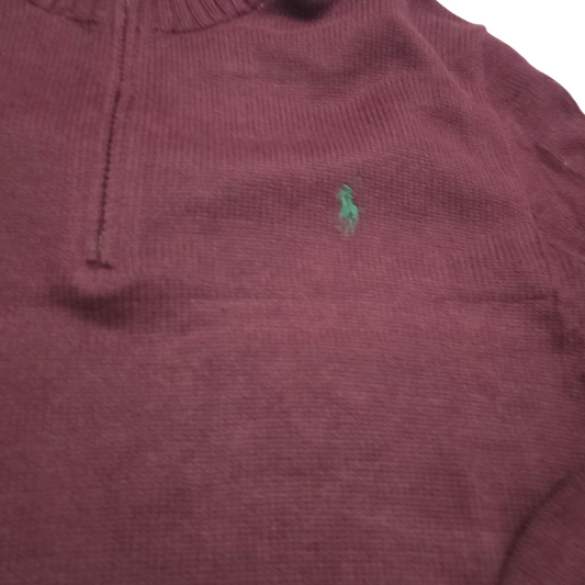 Sueter Ralph Lauren Mediana M Vino Pony Verde
