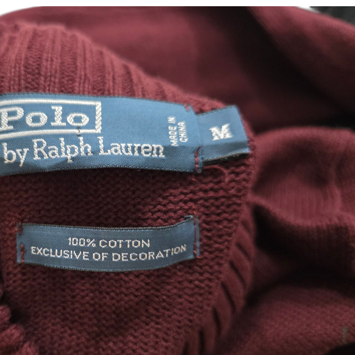 Sueter Ralph Lauren Mediana M Vino Pony Verde