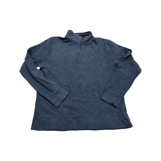 Sueter Tommy Hilfiger Mediano M Azul Cierre