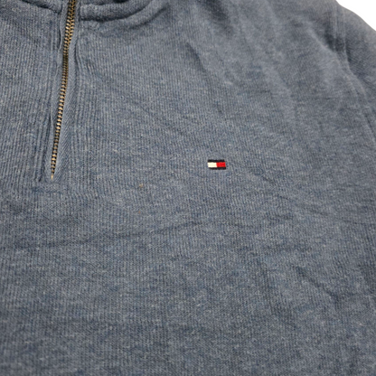 Sueter Tommy Hilfiger Mediano M Azul Cierre