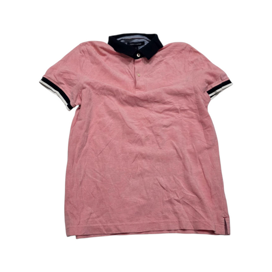 Playera Polo Tommy Hilfiger Mediana M Rosa Y Azul