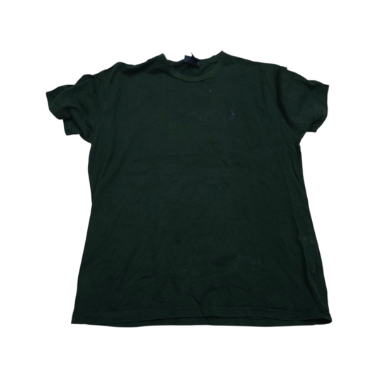 Playera Ralph Lauren Mediana M Verde Pony Morado