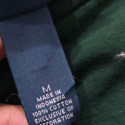 Playera Ralph Lauren Mediana M Verde Pony Morado