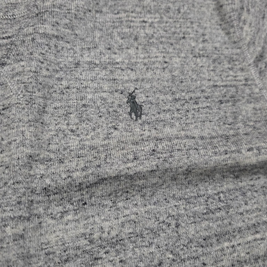 Sueter Ralph Lauren Mediana M Gris Pony Gris Cuello Redondo