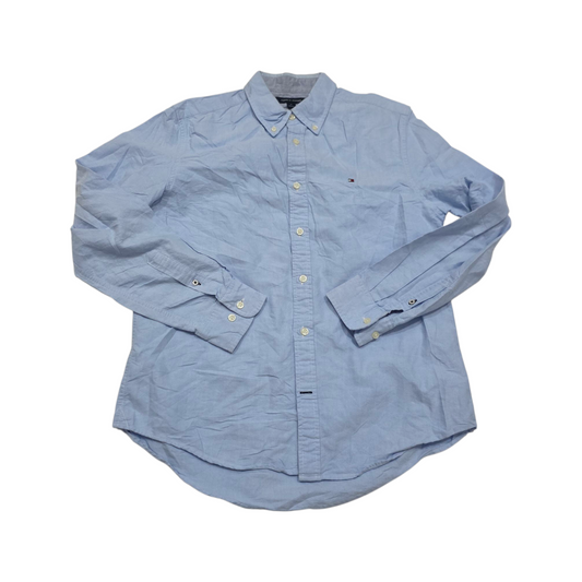 Camisa Tommy Hilfiger Mediana M Custom Fit Azul Claro