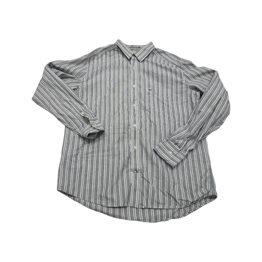 Camisa Lacoste Grande Fr 42 Gris Lineas