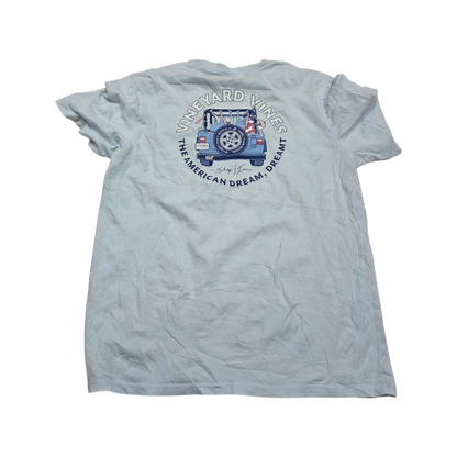 Playera Vineyard Vines Jeep Mediana M Azul Claro