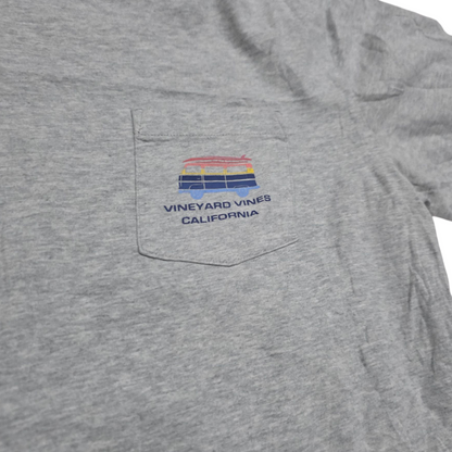 Playera Vineyard Vines California Mediana M Gris