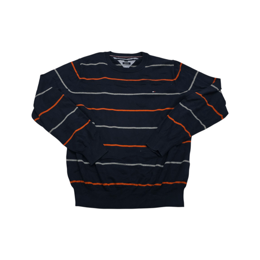 Sueter Tommy Hilfiger Grande L Azul Lineas