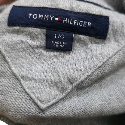 Sueter Tommy Hilfiger Grande L Gris