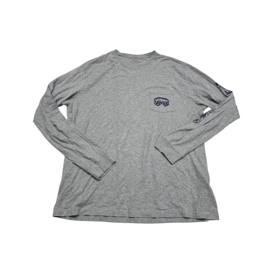 Playera Manga Larga Vineyard Vines Grande L Gris