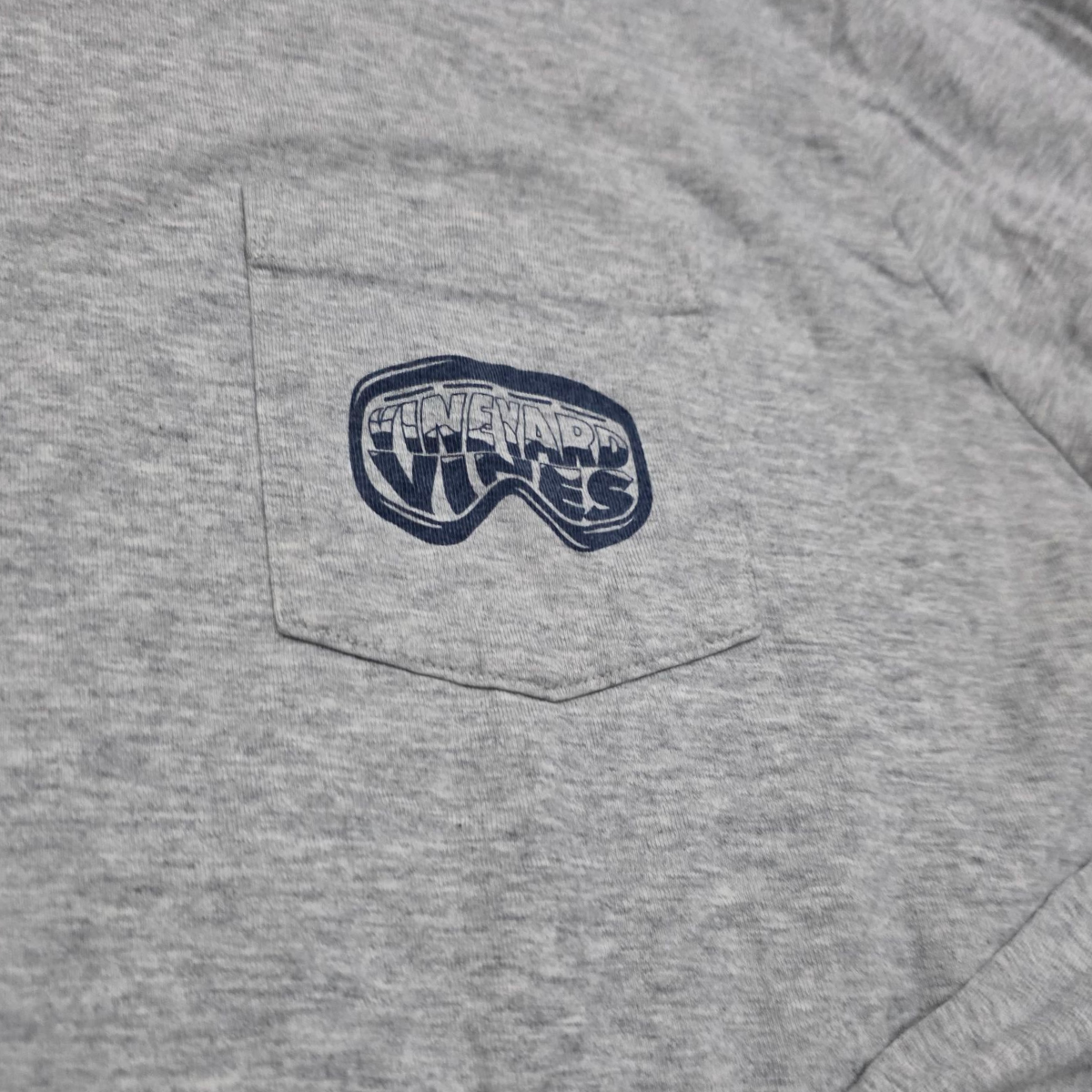 Playera Manga Larga Vineyard Vines Grande L Gris