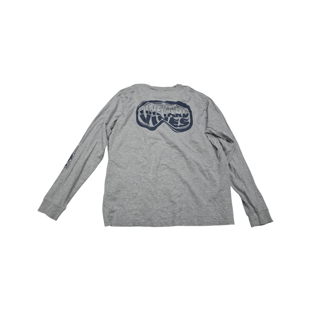 Playera Manga Larga Vineyard Vines Grande L Gris