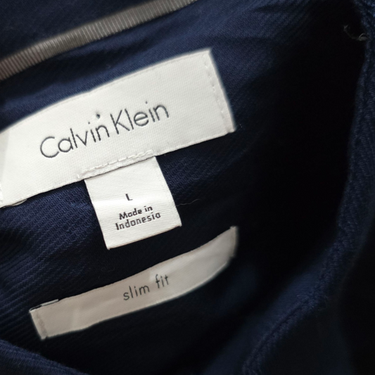 Camisa Calvin Klein Grande L Azul