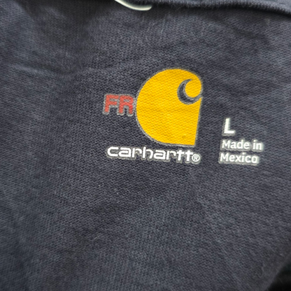 Playera Manga Larga Carhartt Cat 2 Grande L Azul