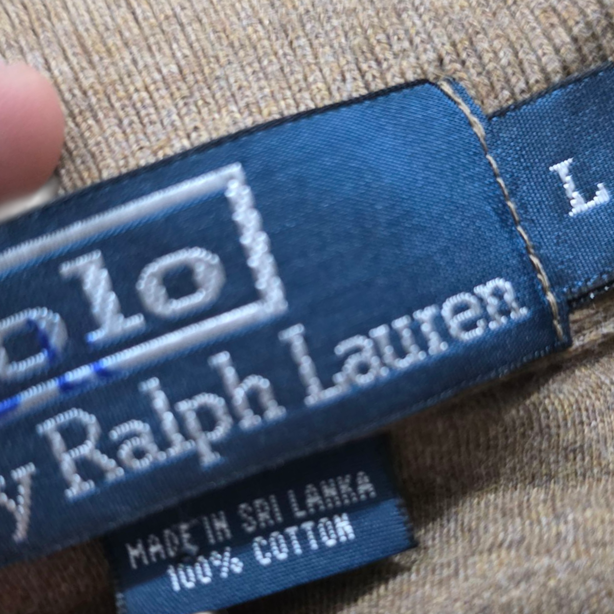Playera Manga Larga Ralph Lauren Grande L Cafe