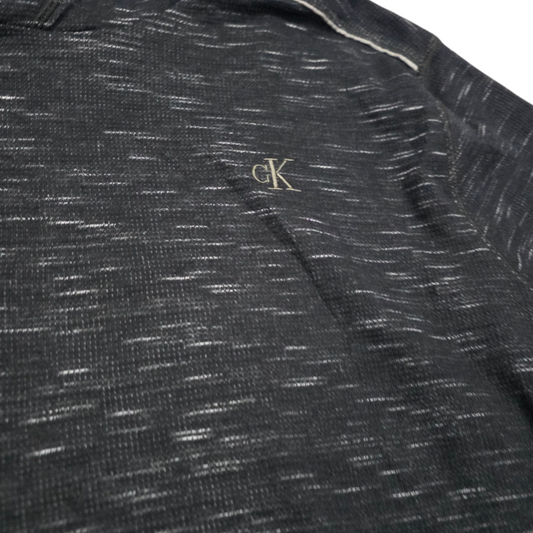 Playera Con Gorro Calvin Klein Grande L Negro