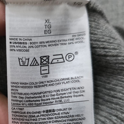 Sueter Banana Republic Xgrande Xl Gris