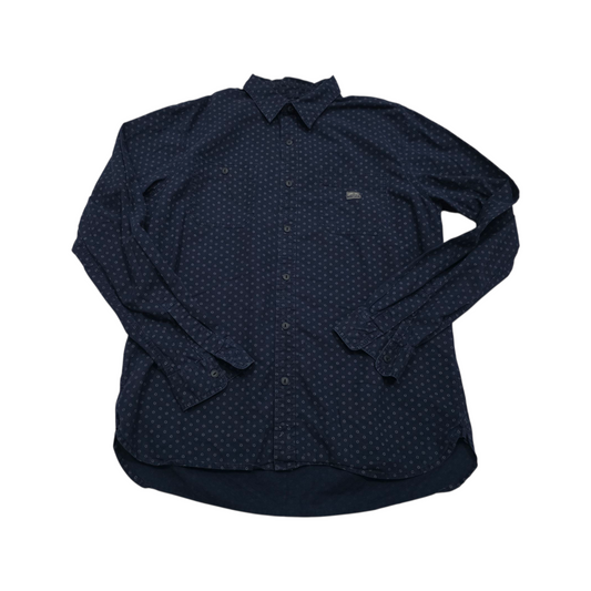 Camisa Ralph Lauren Xgrande Xl Azul Flores