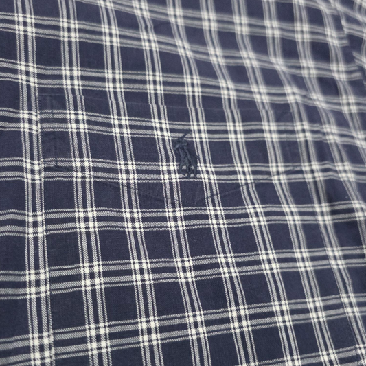 Camisa Ralph Lauren Grande L Cuadros Azul Moore
