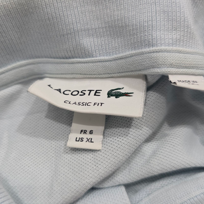 Playera Polo Classic Fit Lacoste Xgrande Xl Fr 6 Azul