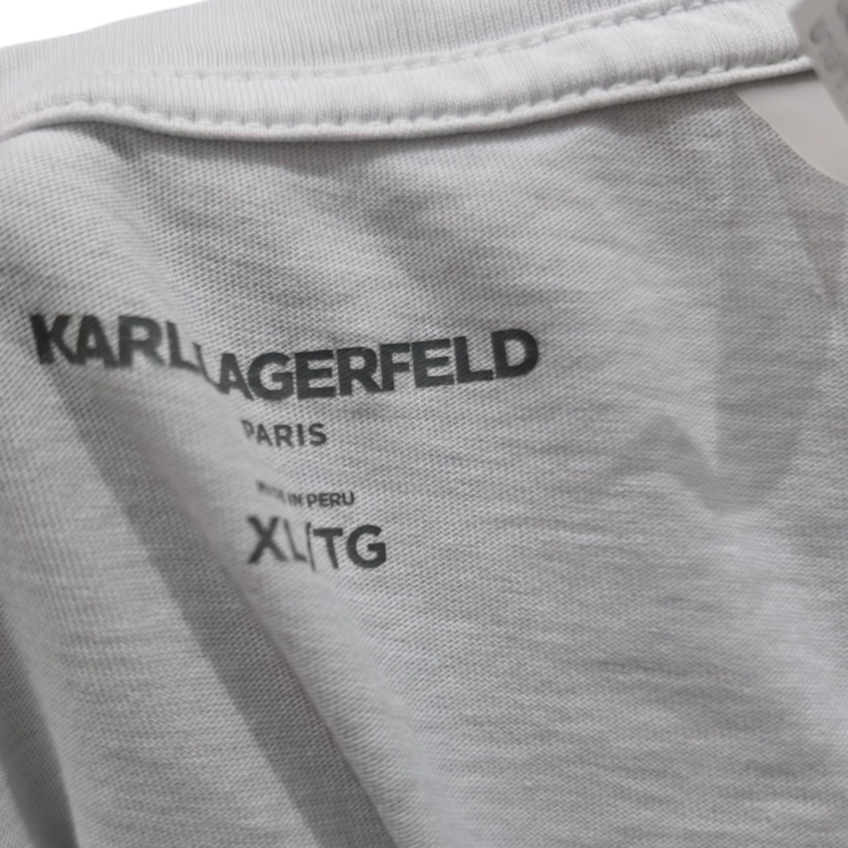 Playera Karl Lagerfeld Xgrande Xl Blanca