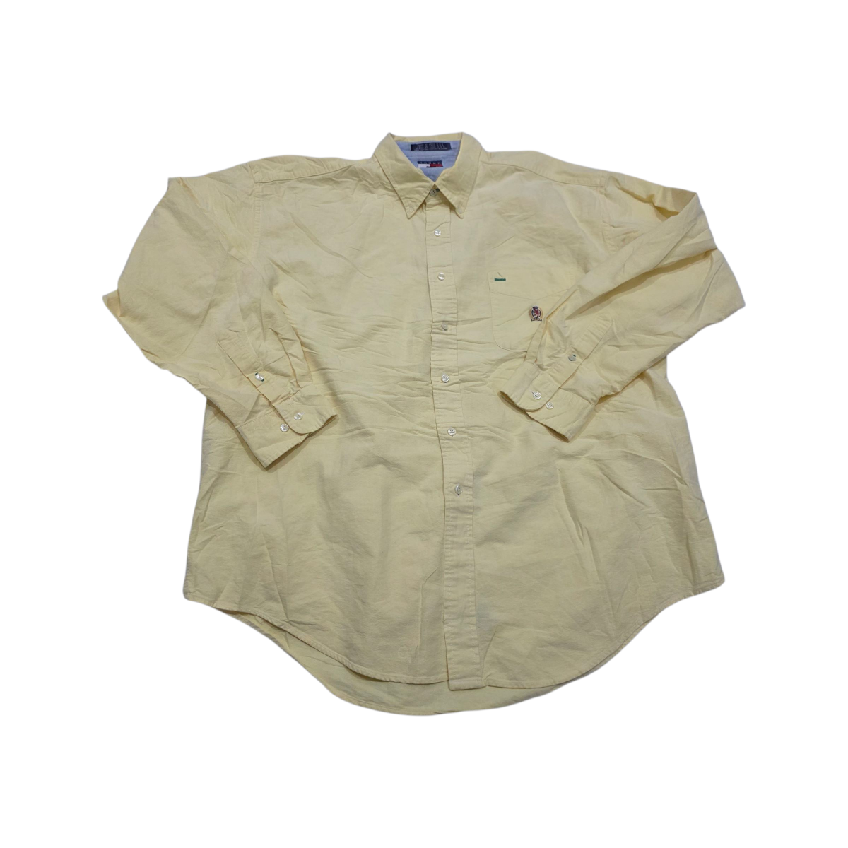 Camisa Tommy Hilfiger Xgrande Xl Amarillo