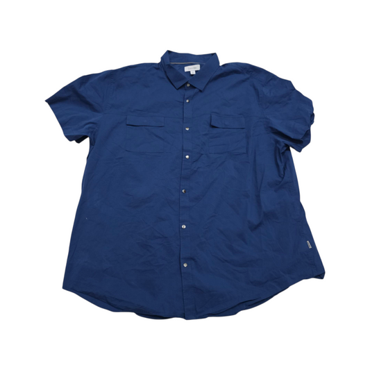 Camisa Manga Corta Calvin Klein Xxl Azul