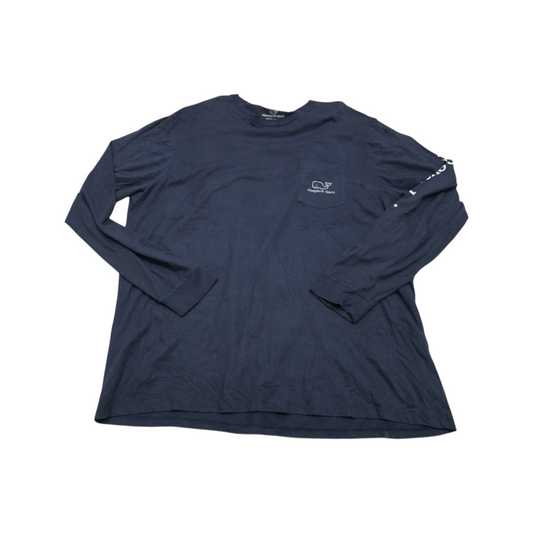 Playera Manga Larga Vineyard Vines Xxl Azul Deslavado