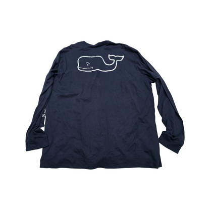 Playera Manga Larga Vineyard Vines Xxl Azul Deslavado
