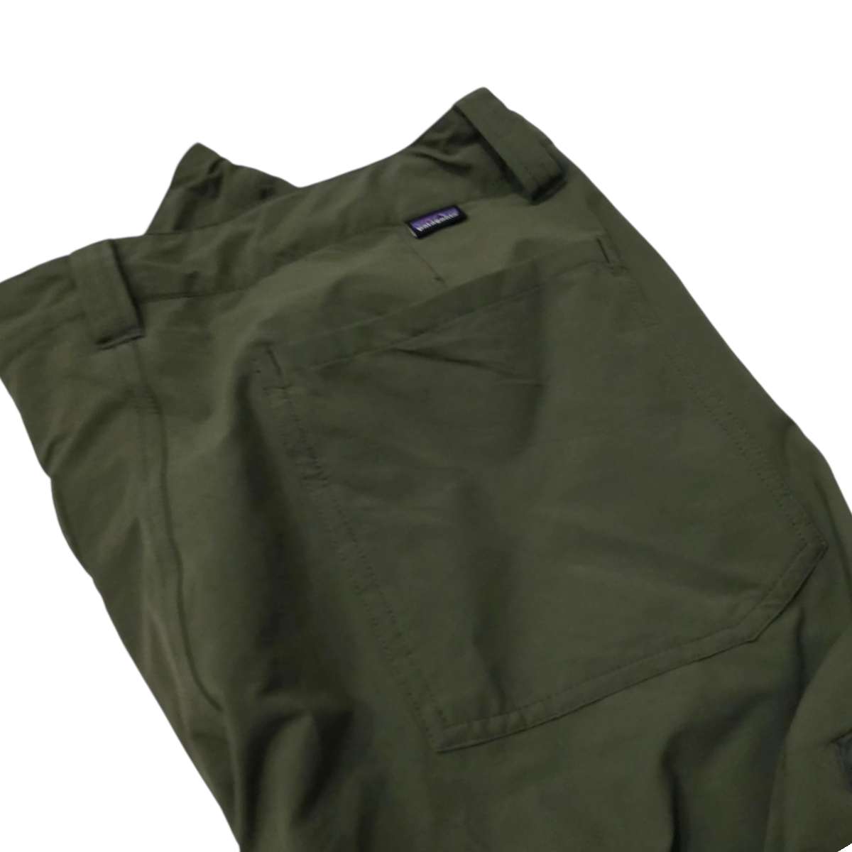 Pantalon Recto Patagonia Talla 33 Verde (Usado)